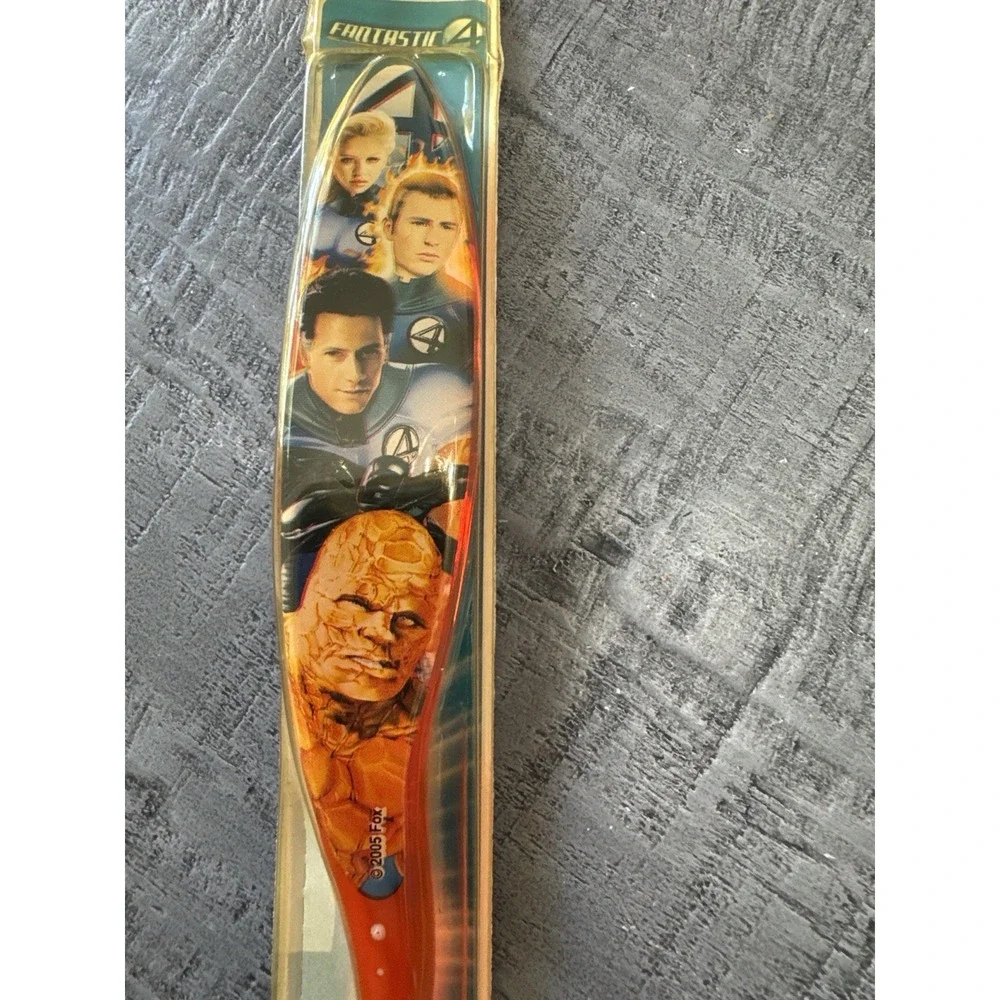 2005 Marvel Fantastic Four Toothbrush Sealed Zooth Chris Evans Vintage Superhero
